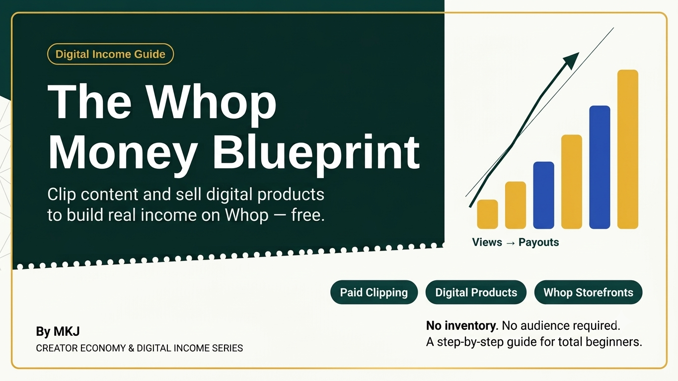 The Whop Money Blueprints.