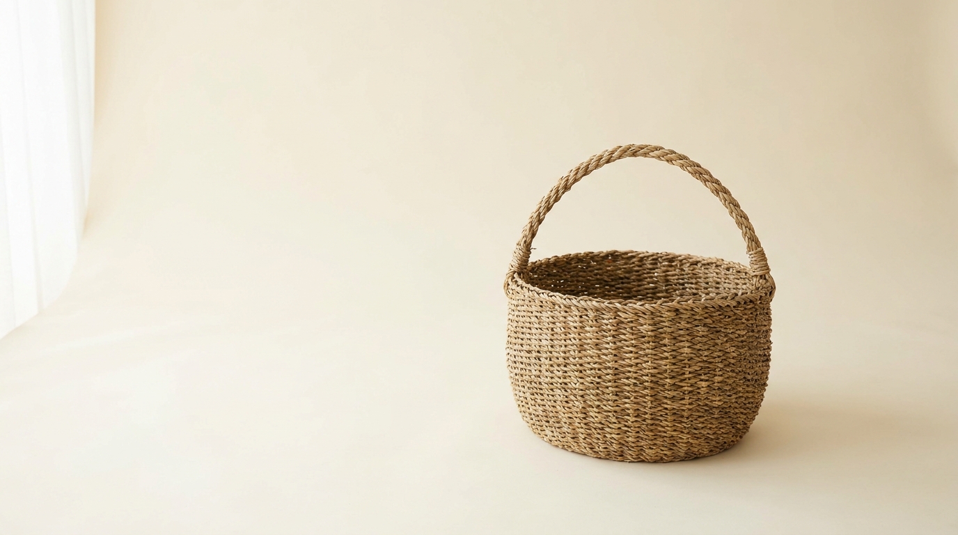 Woven Seagrass Basket