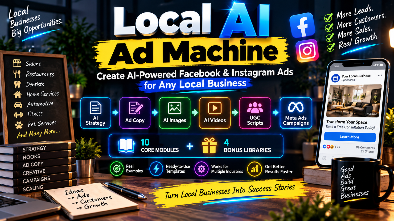 Local AI Ad Machine