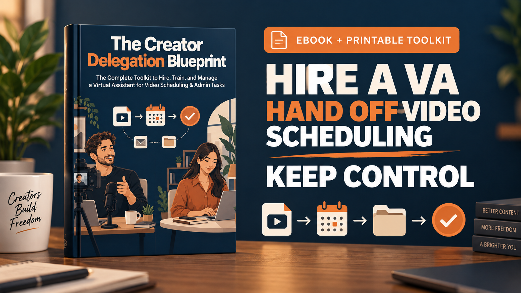 The Creator Delegation Blueprint: Hire,Train and Manage a VA for Video & Admin