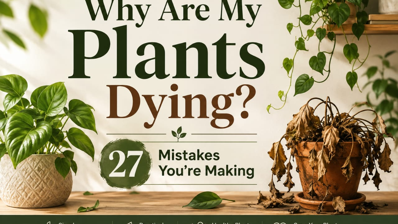 Why Are My Plants Dying? 27 Mistakes You're Making
