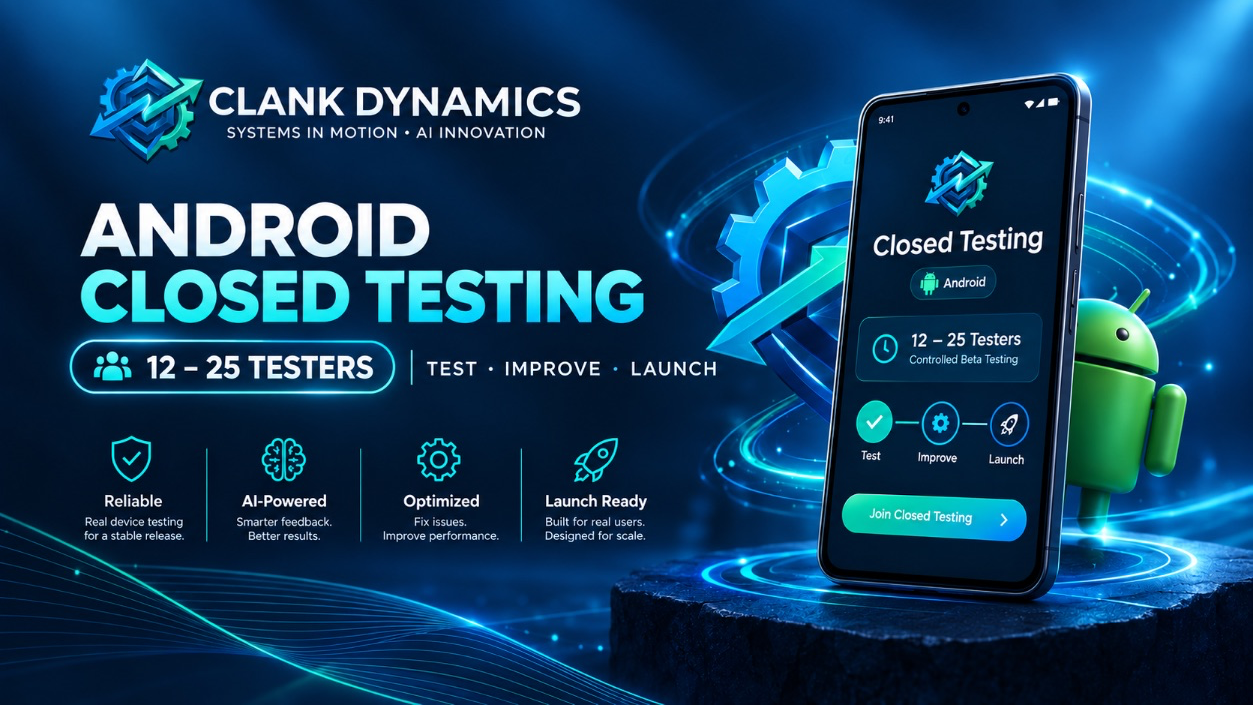 Google Play Closed Testing – Professional (20 Testers)