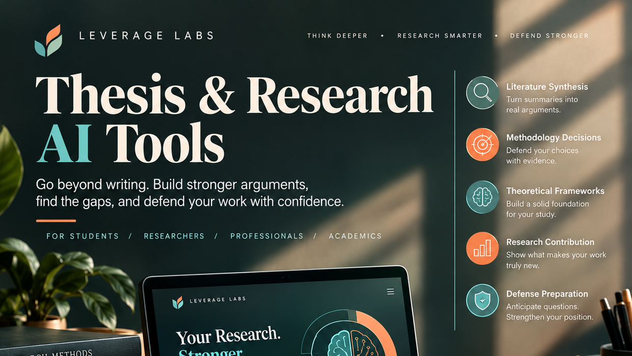 Graduate thesis and research Architecture Checklist