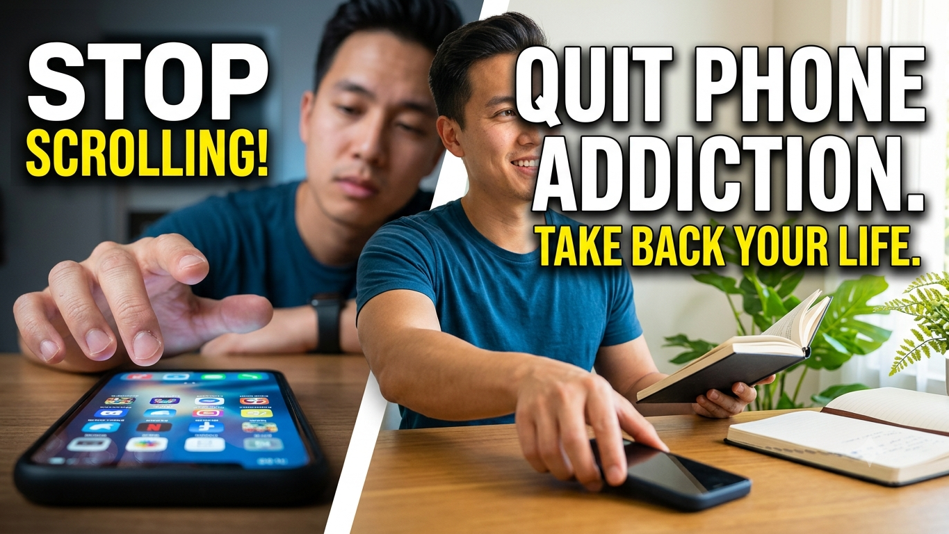Quit Phone Addiction In 30 Days 📲🧠