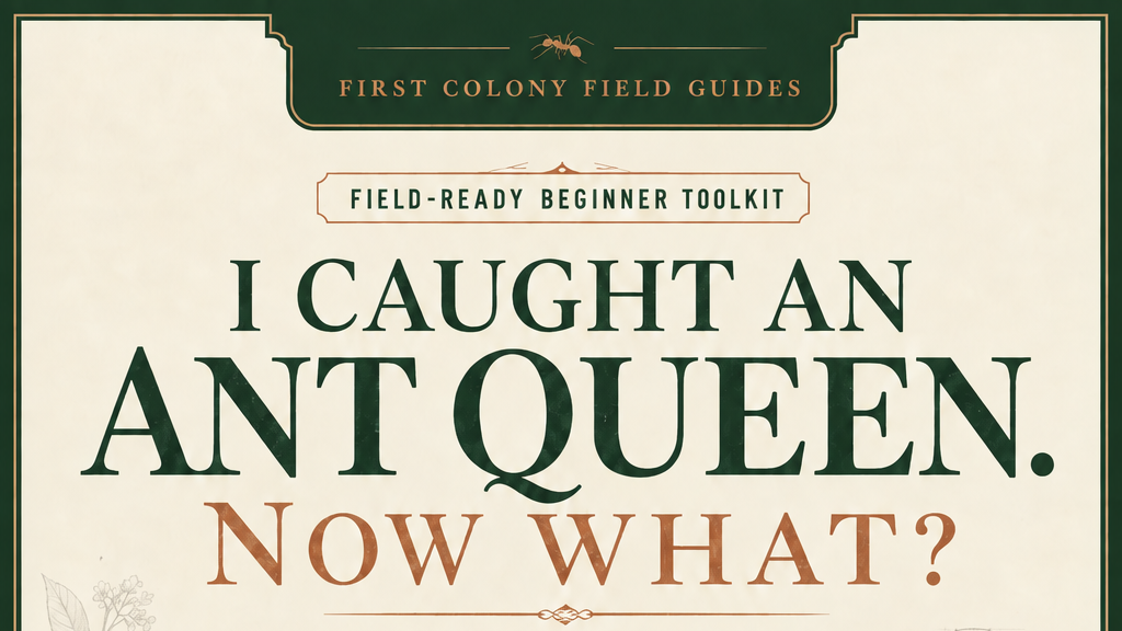 I caught an ant queen. Now what?