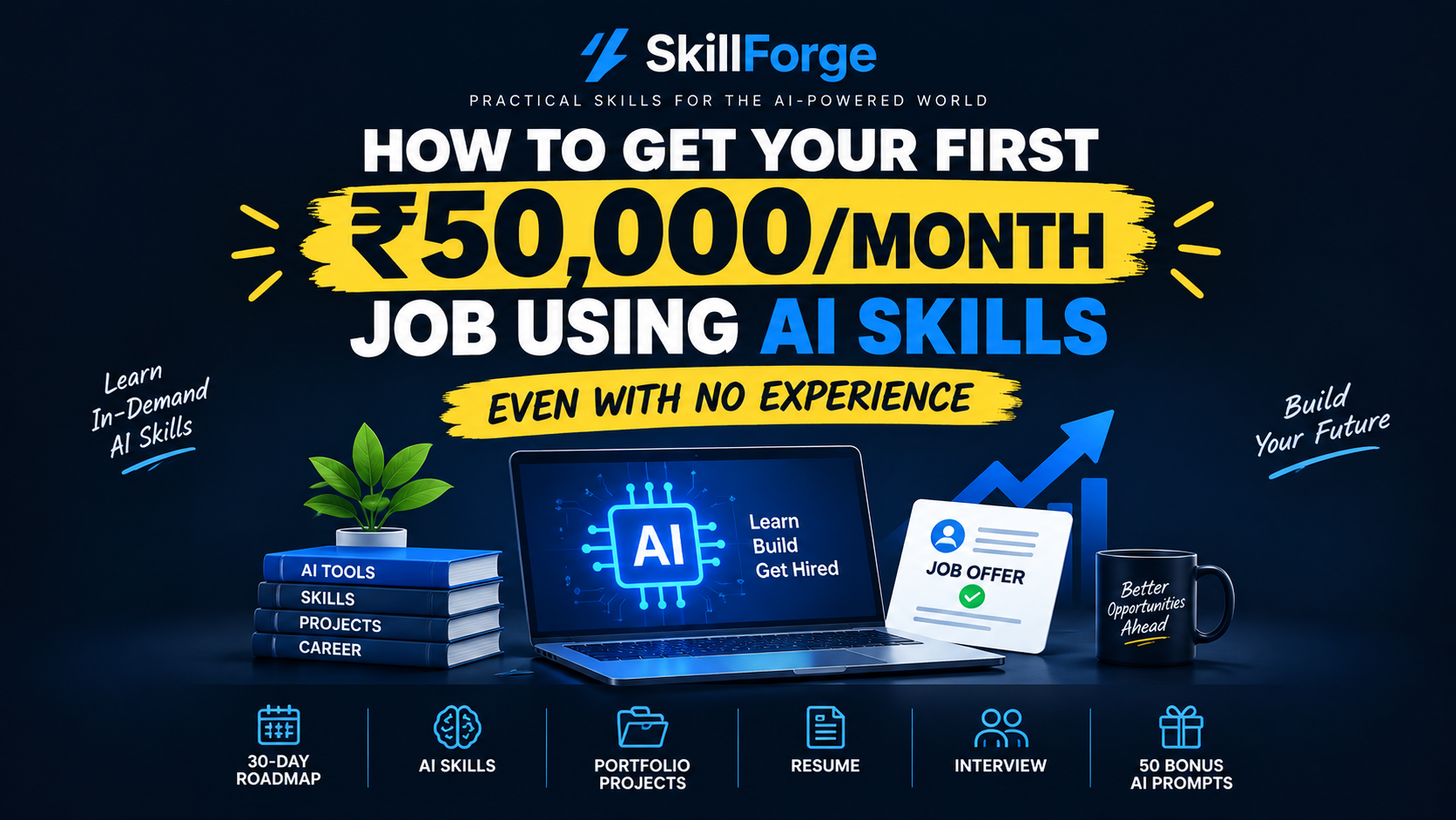 How to Get Your First ₹50,000/Month Job Using AI Skills
