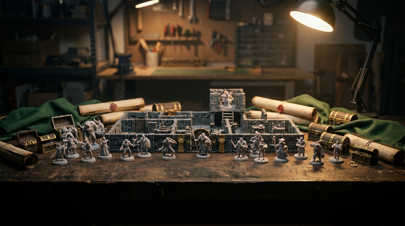 Tabletop Miniatures STL Pack