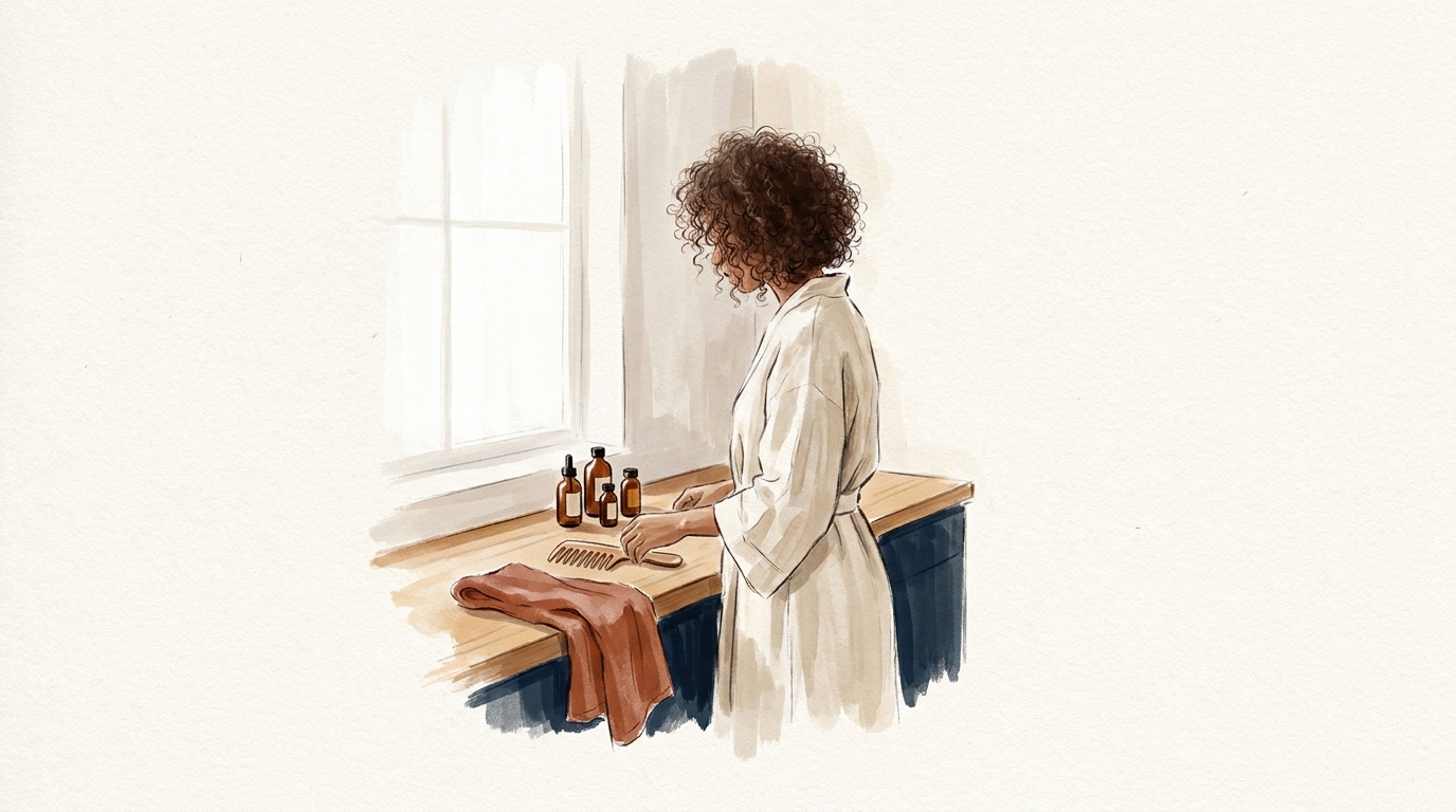 Salon Stylists Creating Defined Fine Curls Without Product Overload
