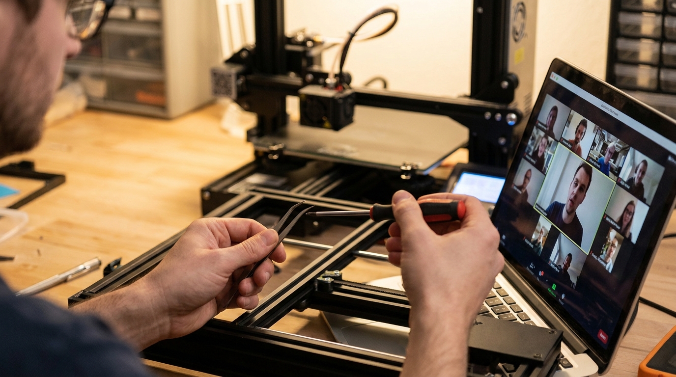 1-Hour 3D Printer Repair Session