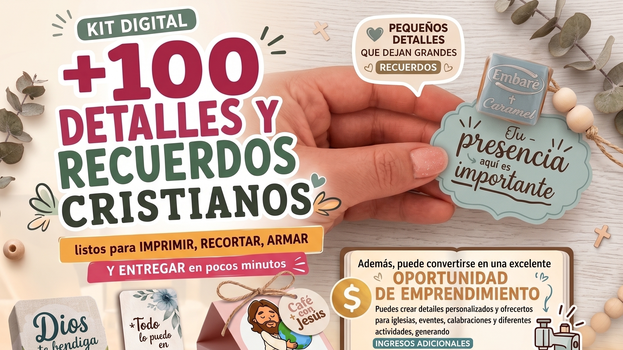 Kit detalles y recuerdos cristianos