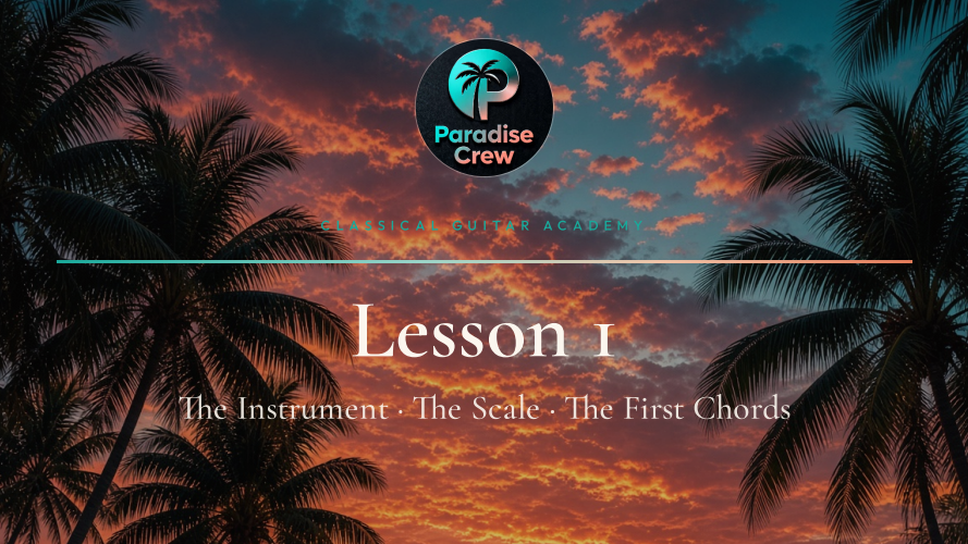 Classical Guitar Lesson 1