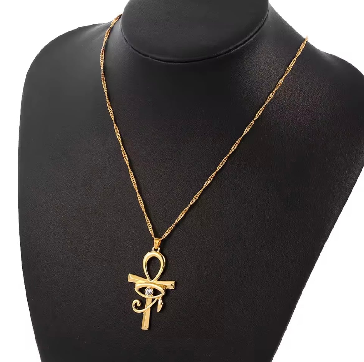 Ankh Evil Eye Necklace