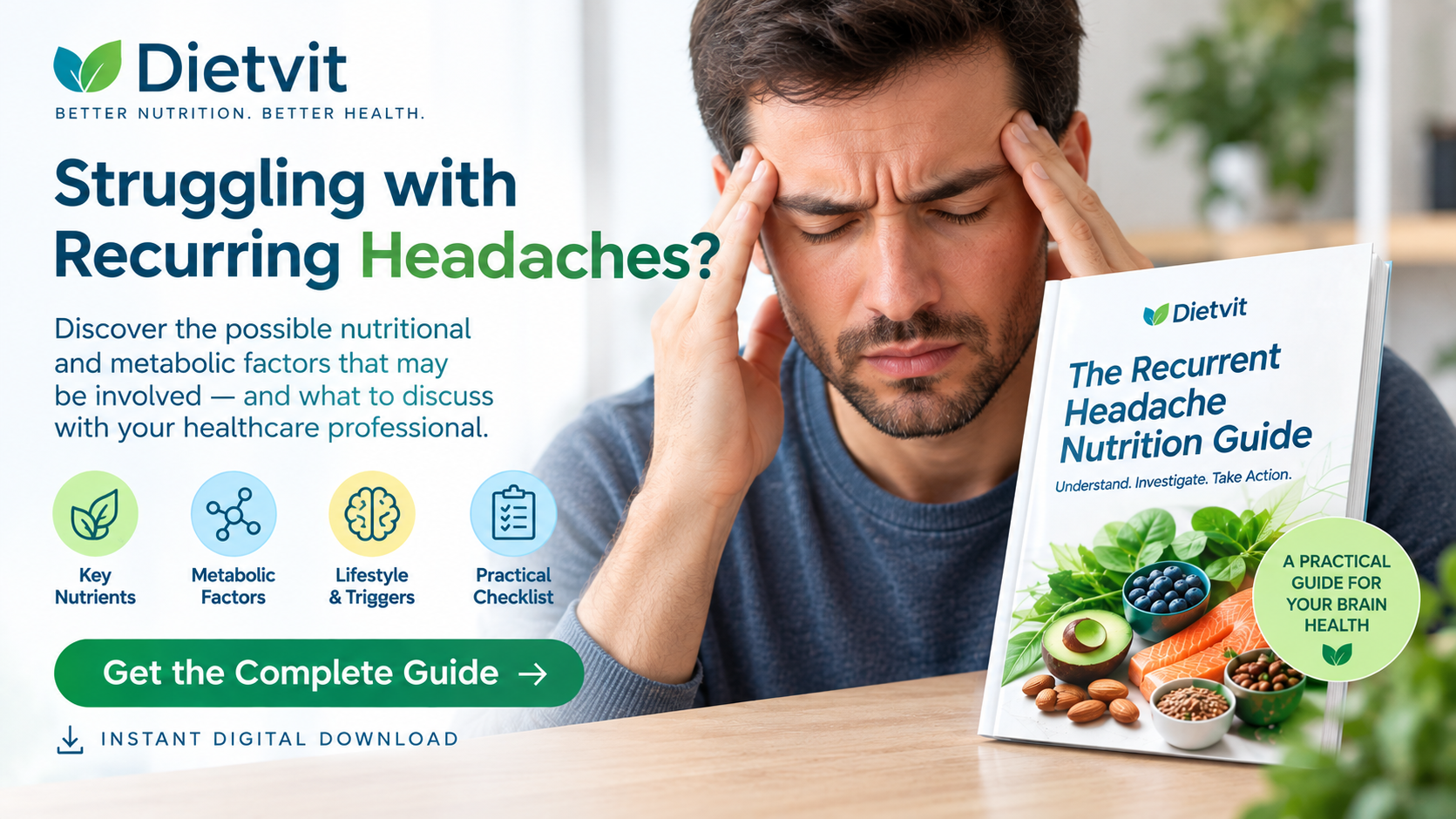 Nutrition & Supplement Considerations for Headache Patterns