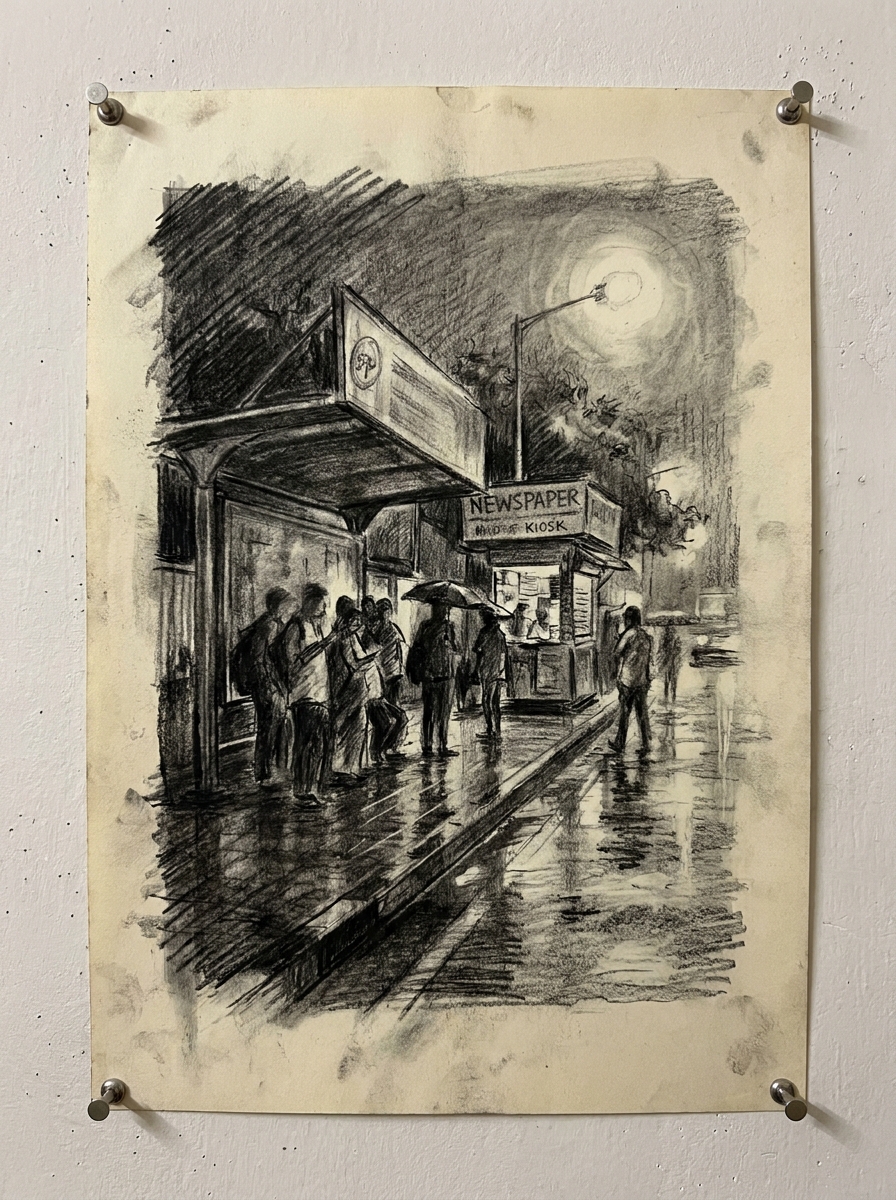 Bus Stop at 7