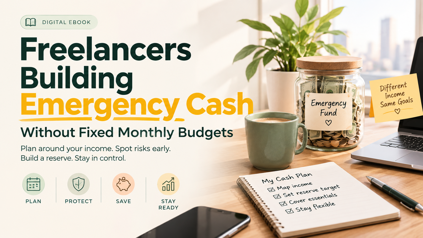 Freelancers Building Emergency Cash Without Fixed Monthly Budgets