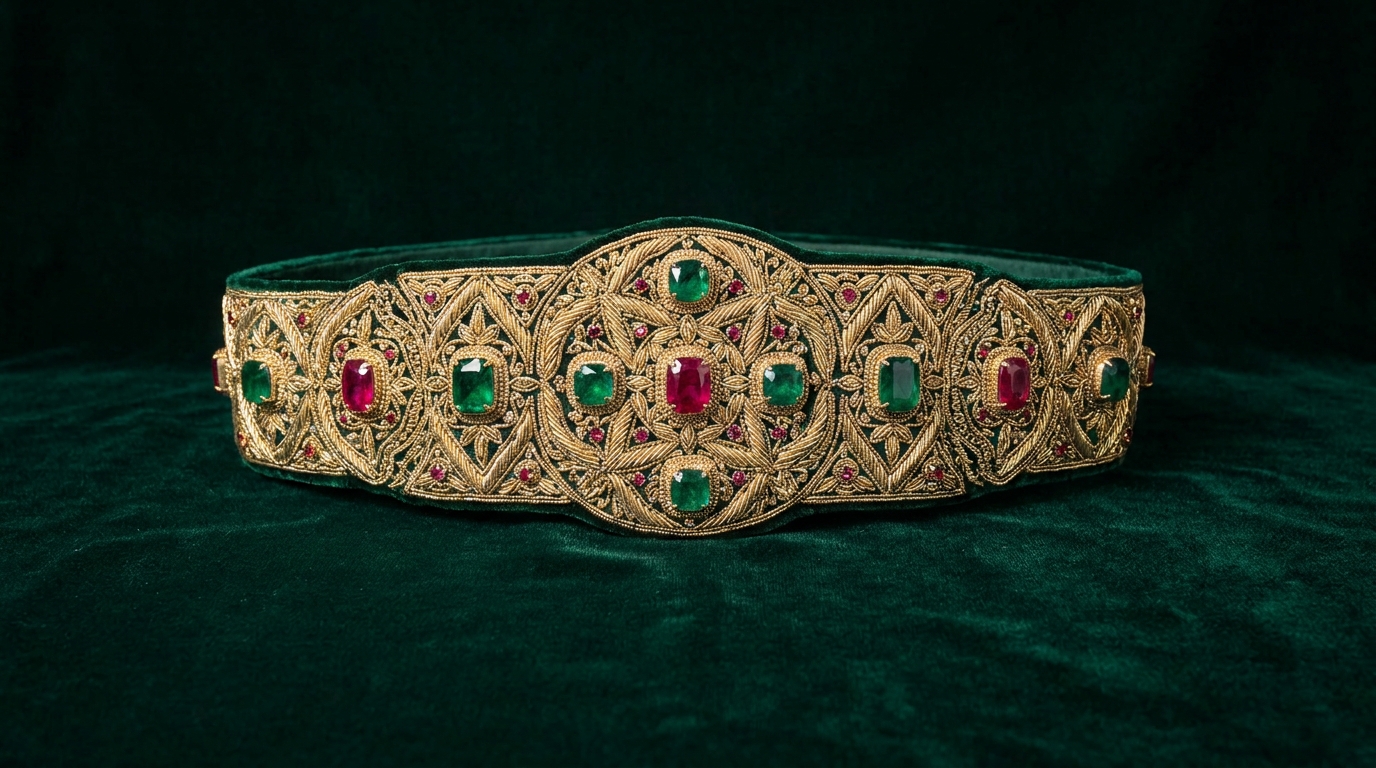 Embroidered Mdama Belt