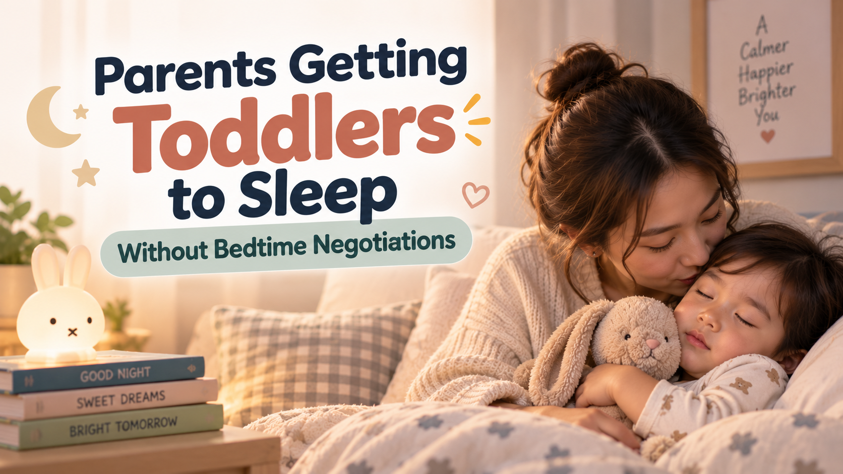 Parents Getting Toddlers to Sleep without Bedtime Negotiations