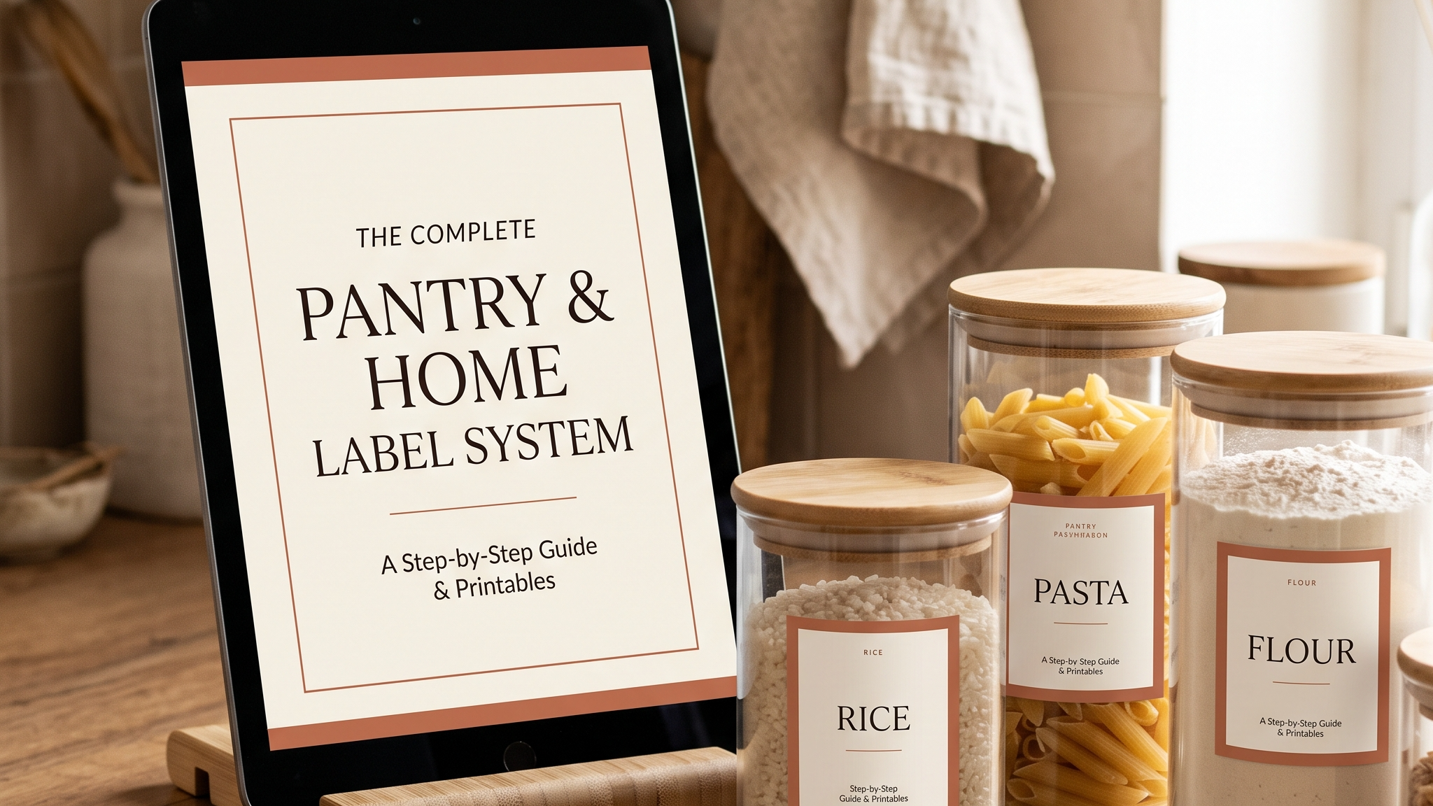 The Complete Pantry & Home Label System — 126+ Printable Labels for Every Room