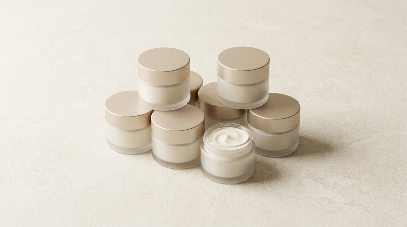 50g Frosted Cream Jars