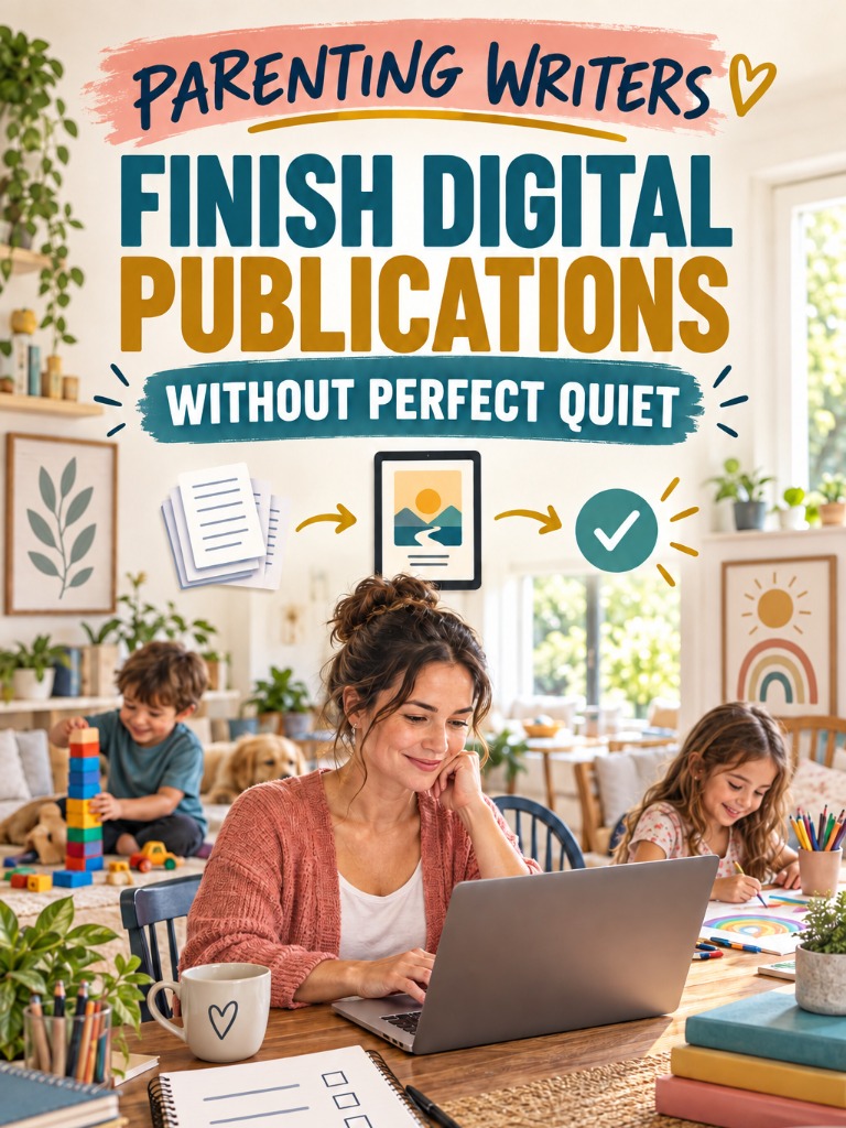 Parenting Writers Finish Digital Publications Without Perfect Quiet