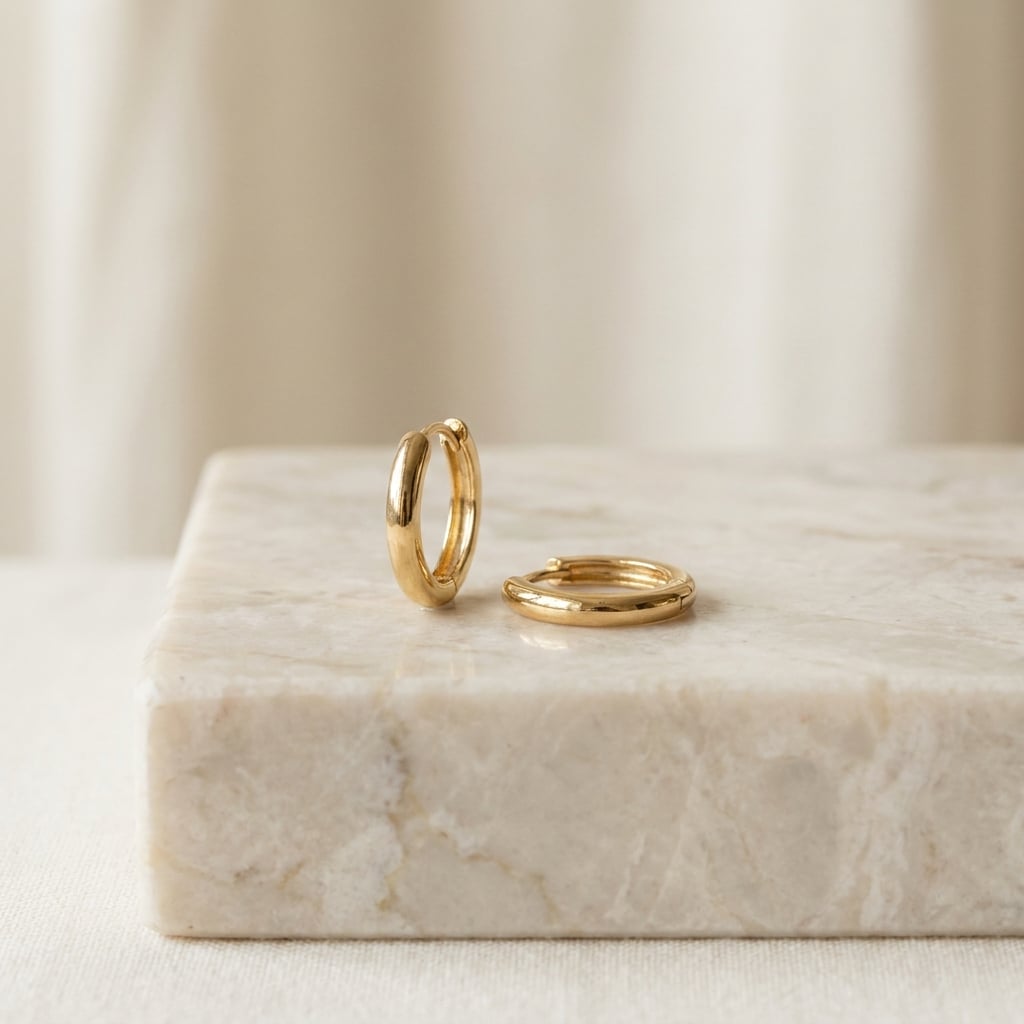 Gold Hoop Earrings