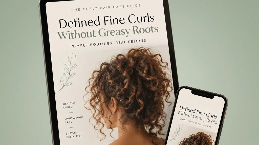 Soft Fine Curls, Clean Roots
