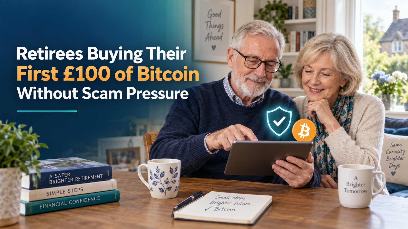 Retirees Buying Their First £100 of Bitcoin Without Scam Pressure