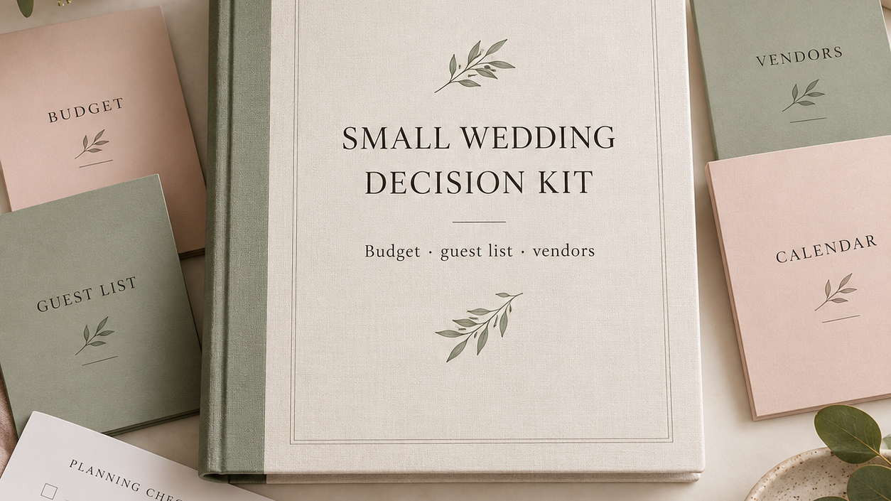 Small Wedding Decision Kit