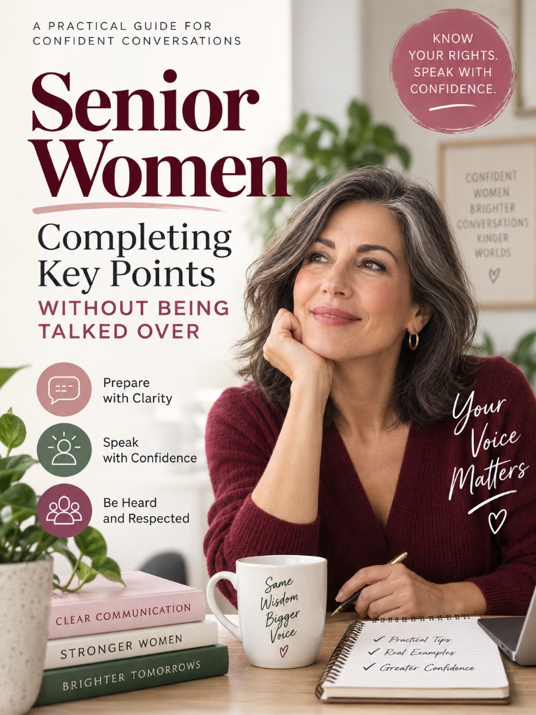 Senior Women Completing Key Points Without Being Talked Over