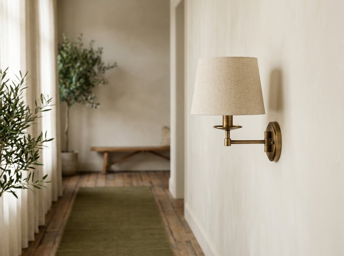 Linen Shade Sconce