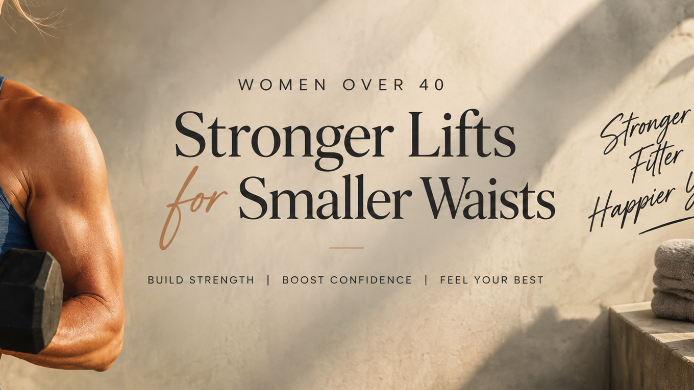 Women Over 40: Lift Stronger and Reduce Your Waist Without Crash Dieting