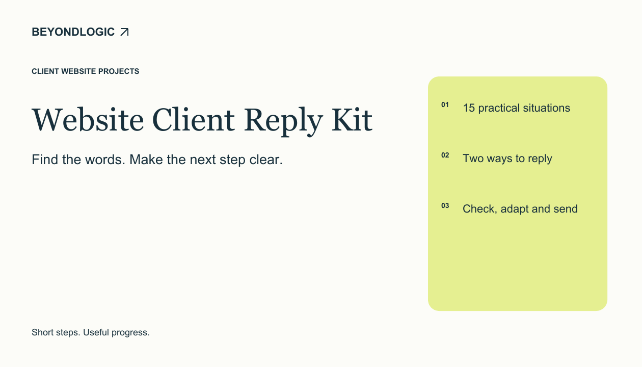 Website Client Reply Kit