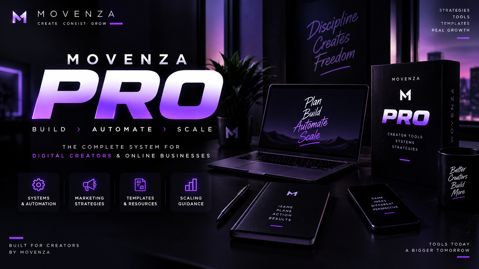 MOVENZA PRO — Scale Your Digital Product