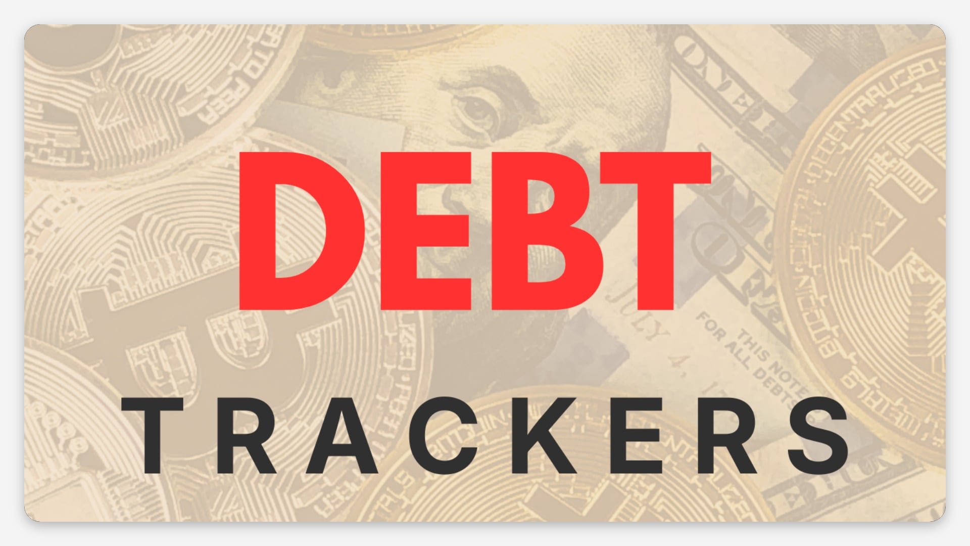 Debt Repayment Plan & Template