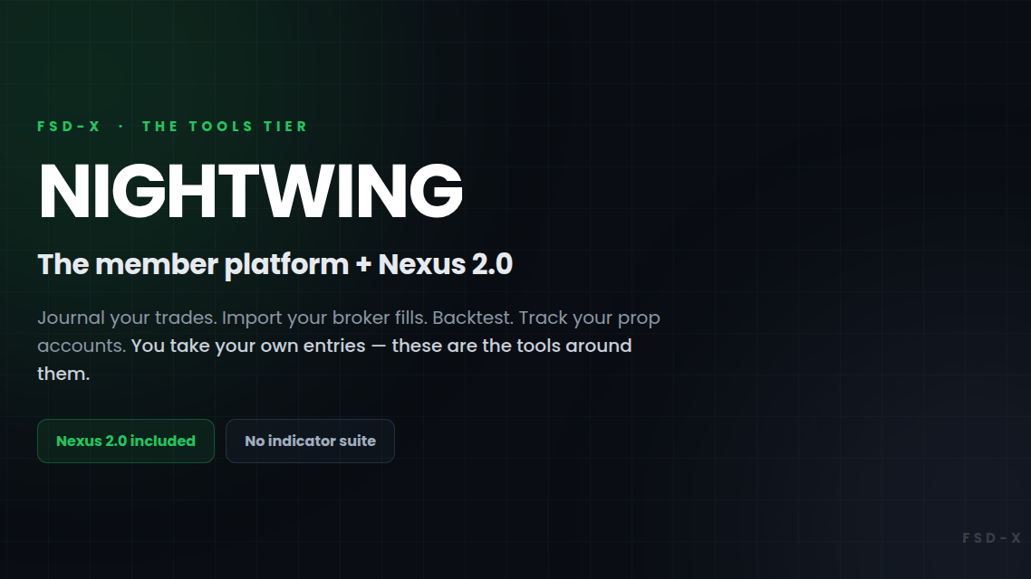 FSD-X Nightwing + VIP Site Access + Nexus 2.0