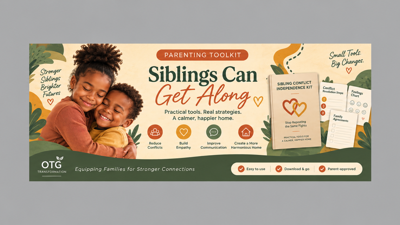Sibling Conflict Independence Kit: Stop Repeating the Same Fights