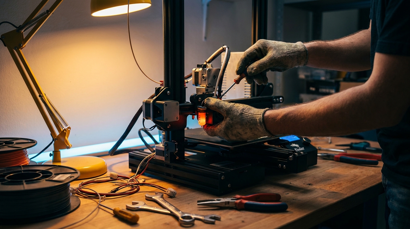 1-Hour 3D Printer Repair Session