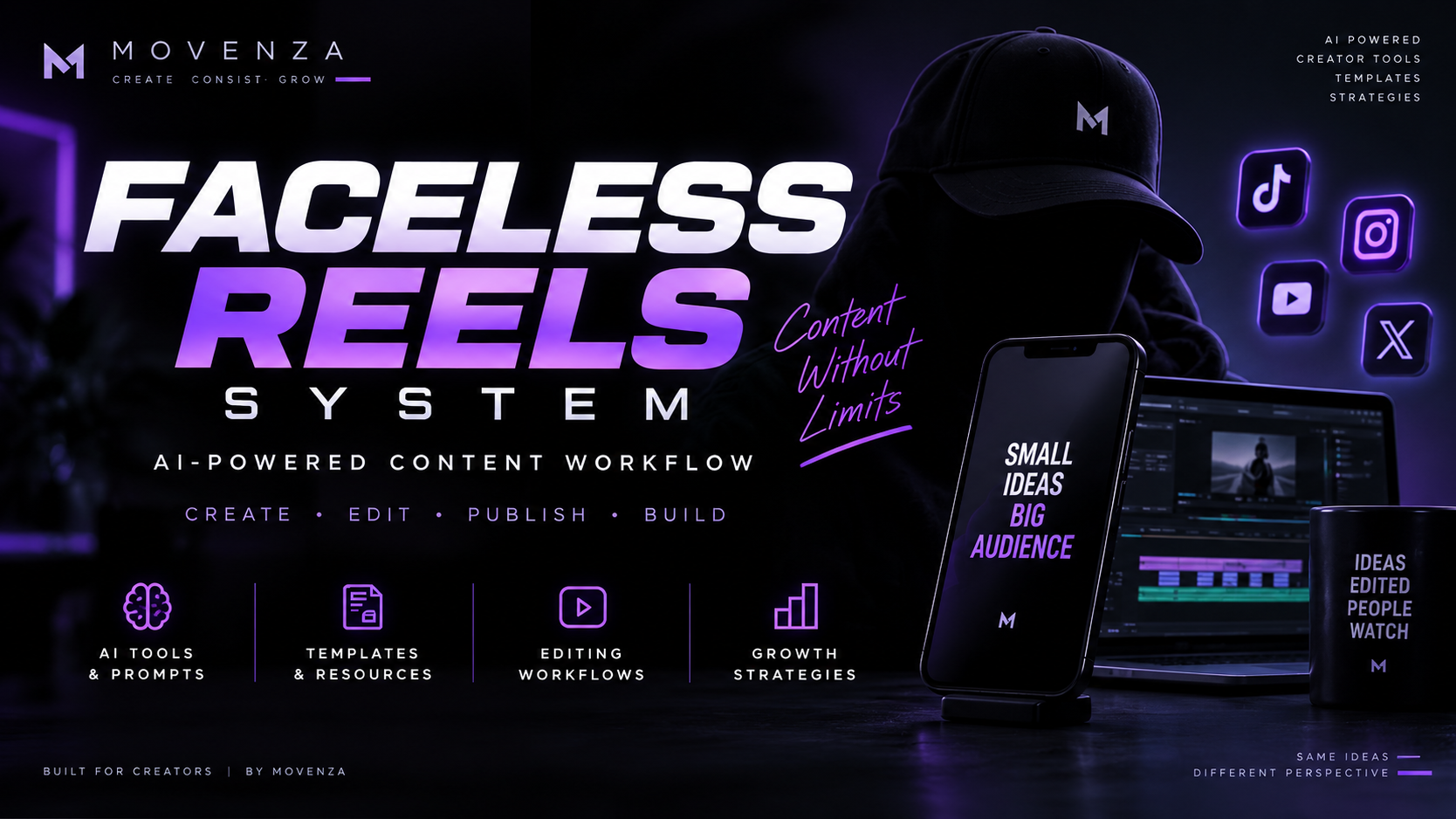 MOVENZA AI — Faceless Reels System