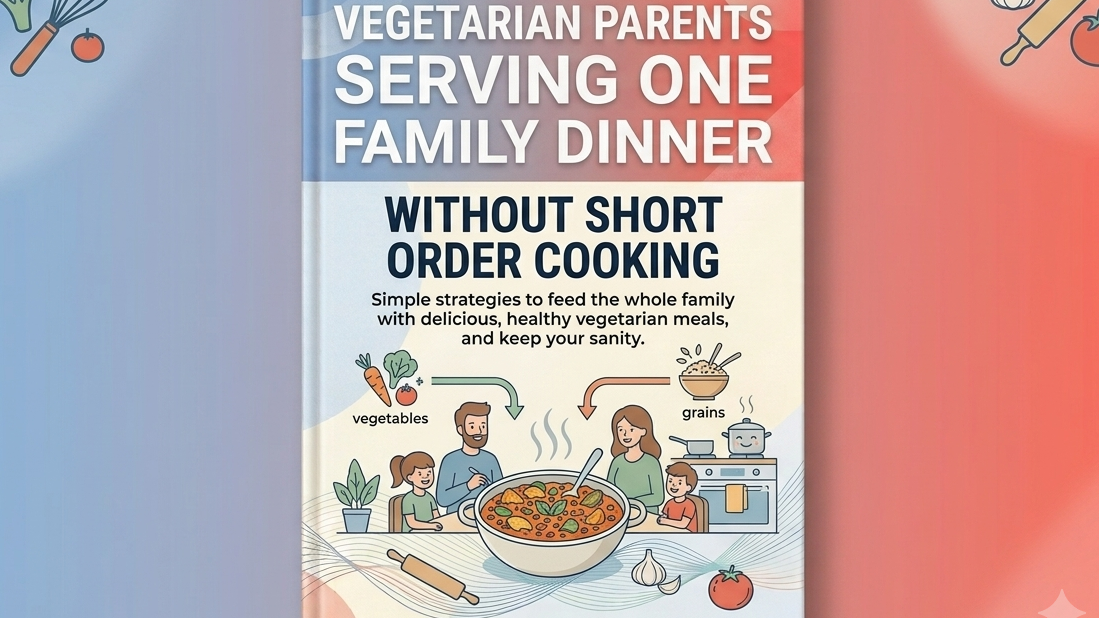 Vegetarian Parents Serving One Family Dinner without Short Order Cooking