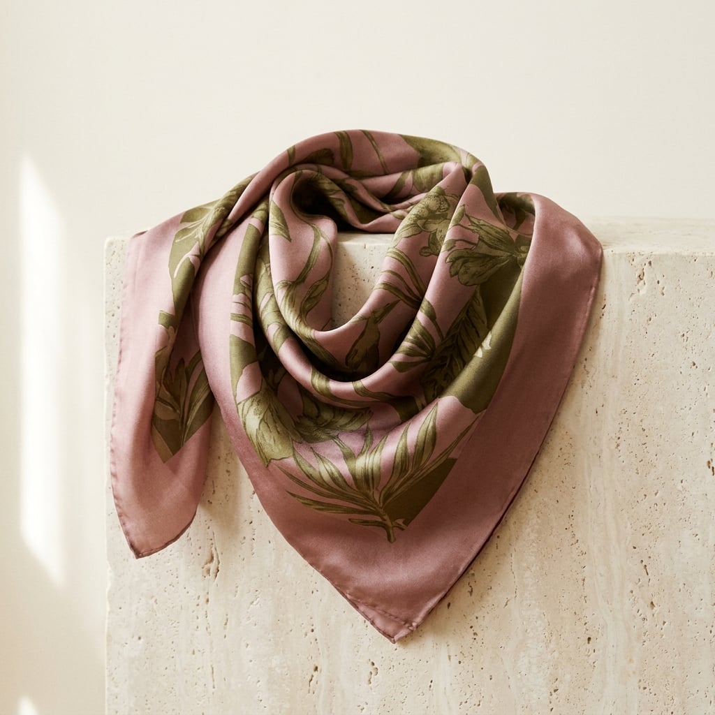 Botanical Silk Scarf
