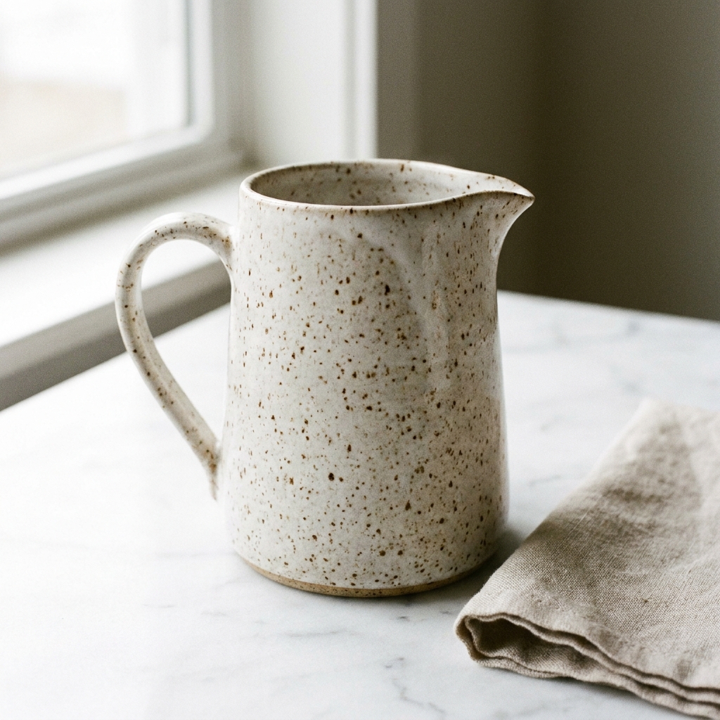 Speckled Pour-Over Pitcher