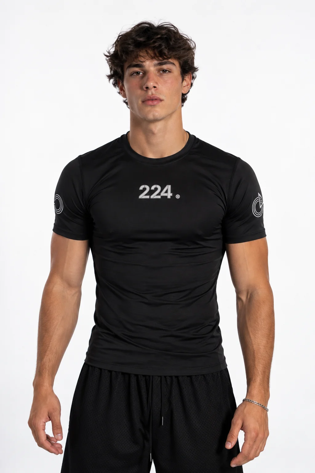 224 ‘FOG BLACK’ COMPRESSION SHIRT
