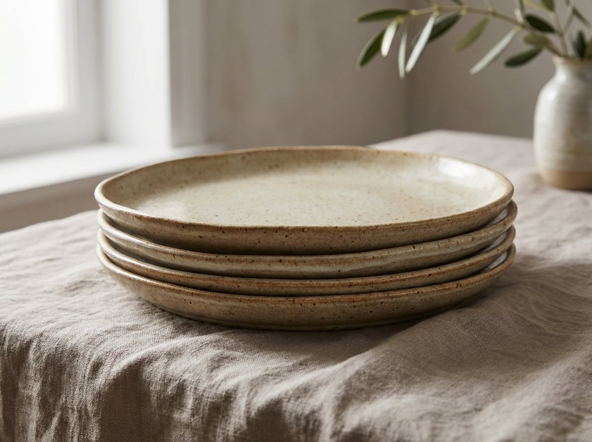 Stoneware Dinner Plate Set