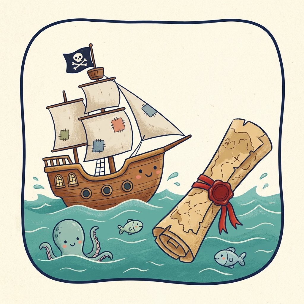 Captain Pip and the Whispering Map