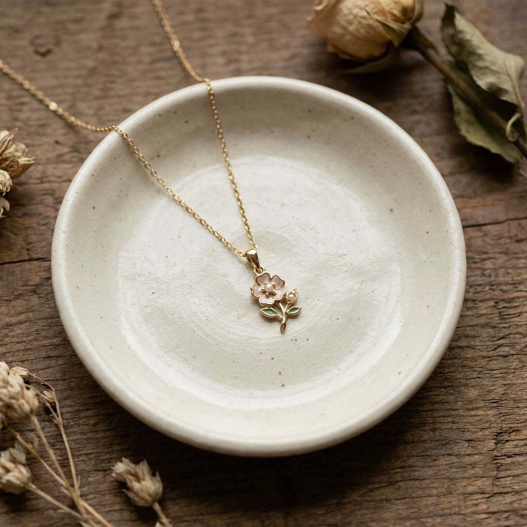 Birth Flower Necklace