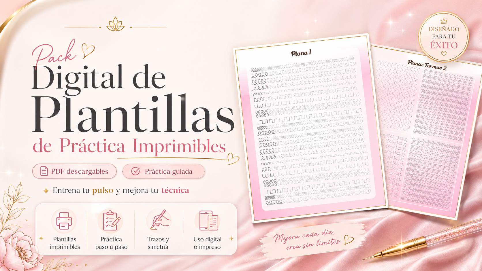Pack Digital de Plantillas de Práctica Imprimibles