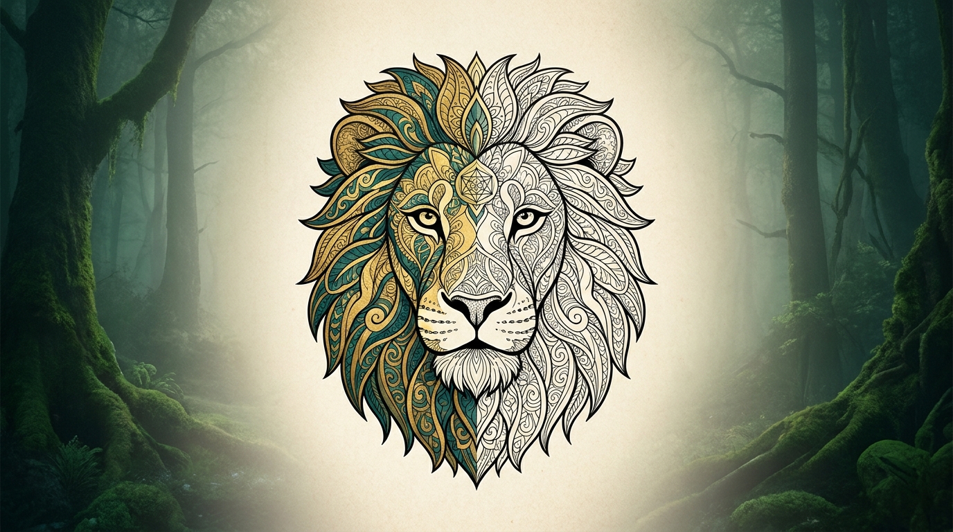 Wild Mandala: Animal Coloring Book PDF for Adults