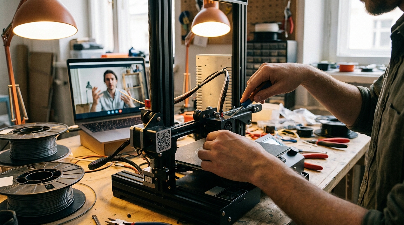 1-Hour 3D Printer Repair Session