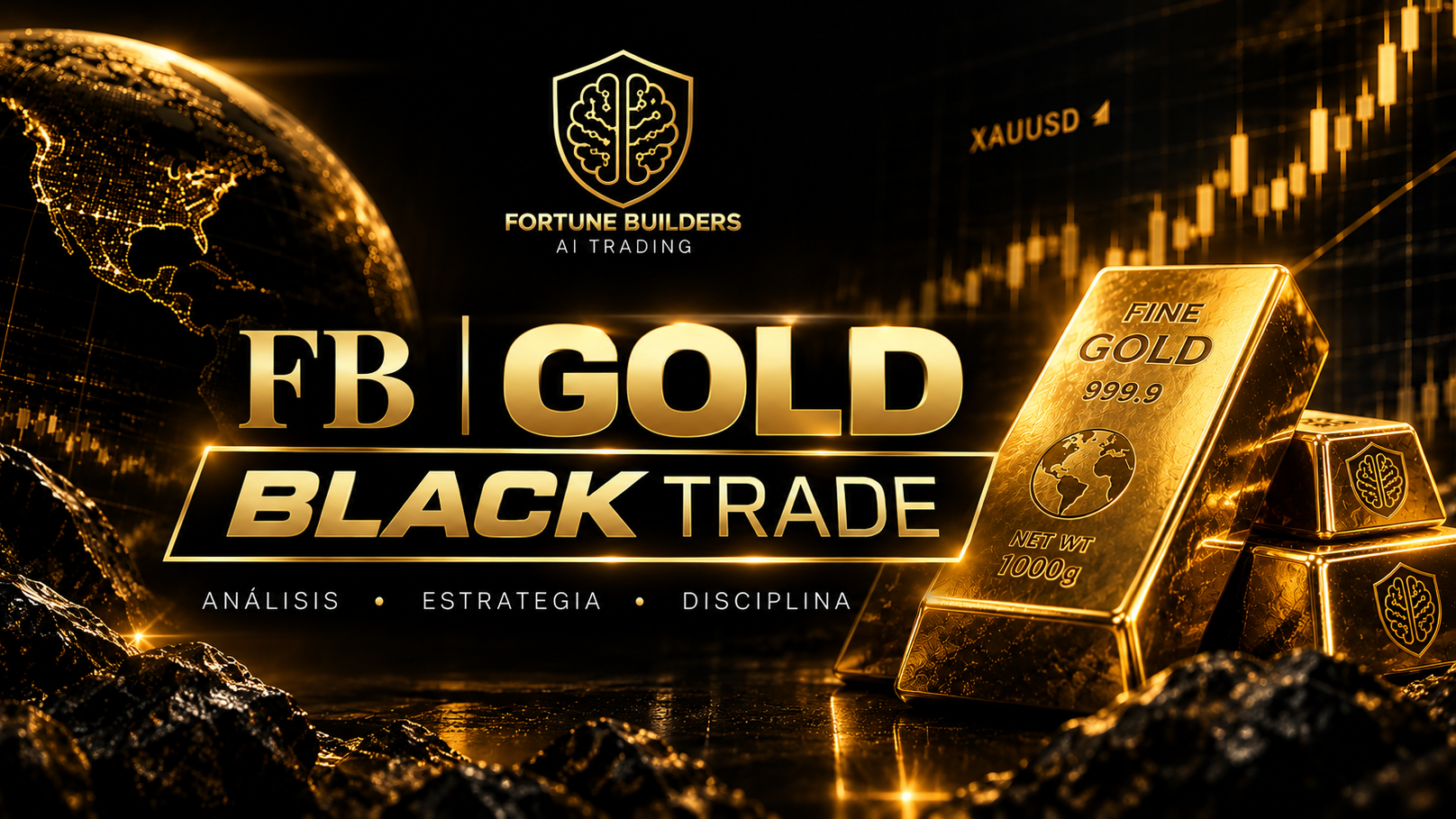 🥇 FB Gold Black Trade | Canal Premium
