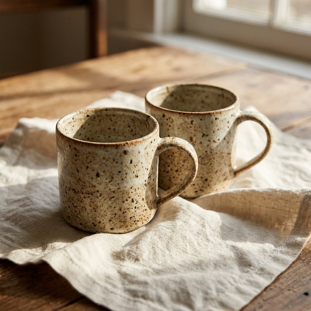 Ceramic Mug Pair